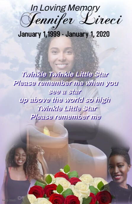 I'm Loving Memory Tabloid template