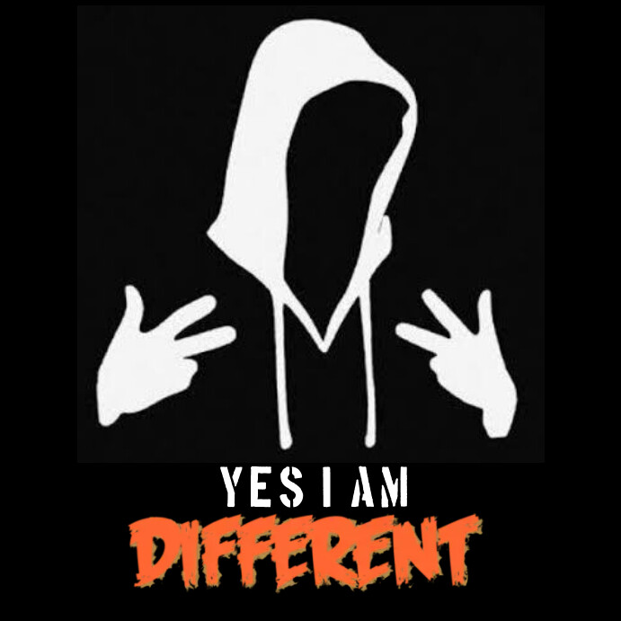I AM DIFFERENT Template PosterMyWall