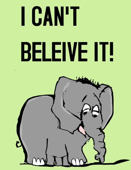 Copy of I can't believe it! PosterMyWall