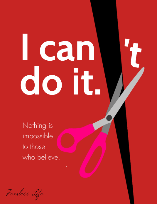 I Can Do It Motivational Letter Poster Template Postermywall I Can Do It Motivational Letter Poster Template Postermywall