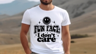 I Don't Care T-shirt Design Blog Header template