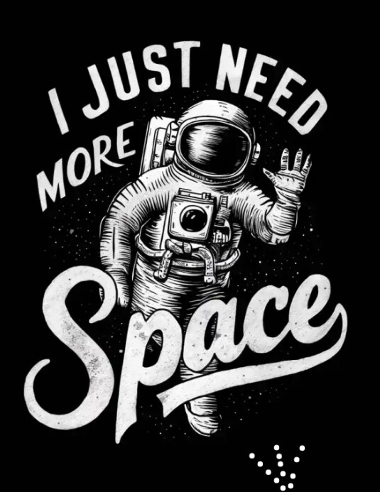 I just need more space Pamflet (Letter AS) template
