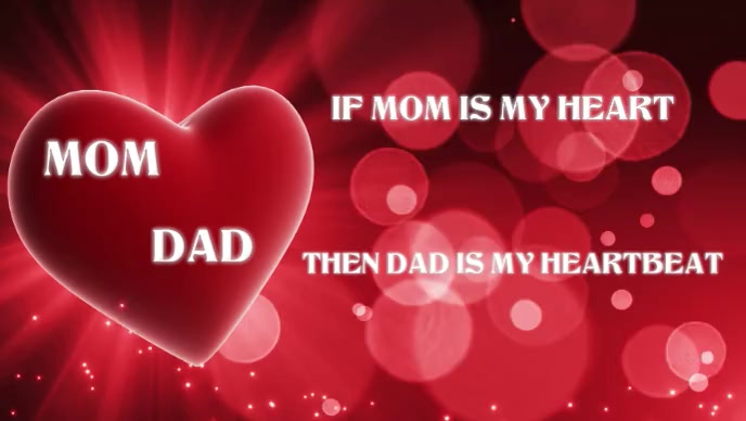 I Love Mom Dad Template Postermywall I Love Mom Dad Template Postermywall