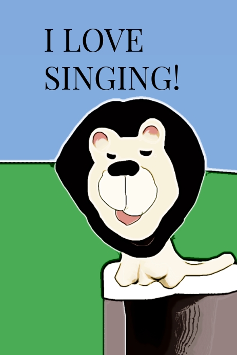 Copy of I love singing | PosterMyWall