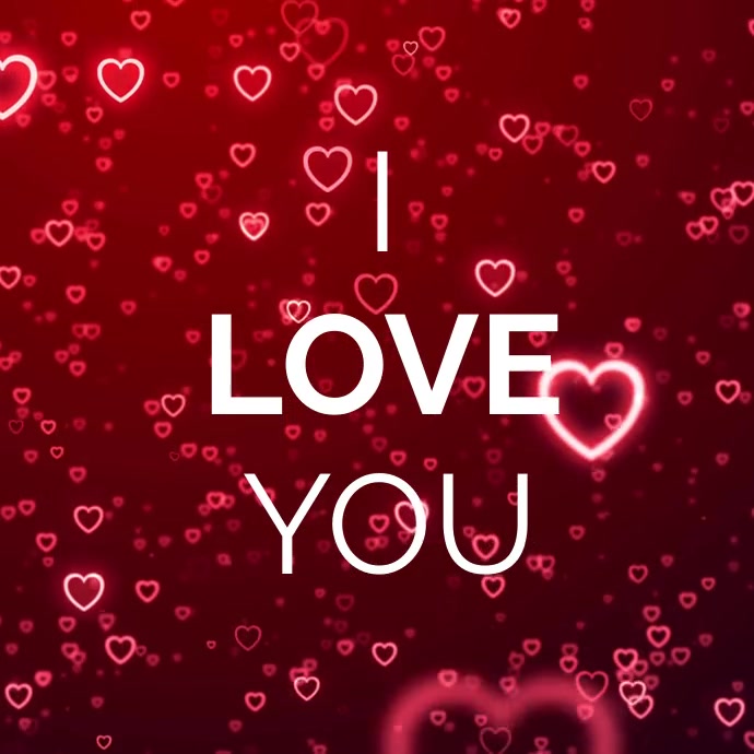 I love You Template PosterMyWall