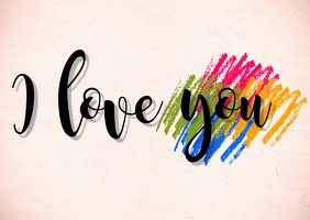 4 540 I Love You Customizable Design Templates Postermywall