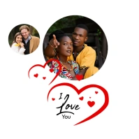 I love You Valentines Pos Instagram template