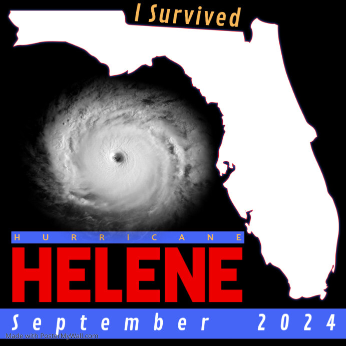 I Survived Hurricane Helene Instagram Post Template PosterMyWall