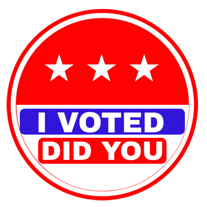 Ig Vote Sticker I VOTE STICKER Template | PosterMyWall