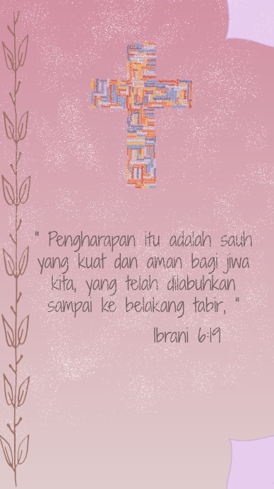 Ibrani 6:19 Instagram Story template