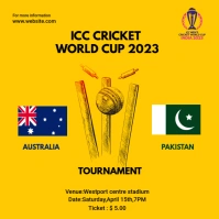 Icc World Cup 2023 Square (1:1) template