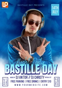 Ice Bastille Day A4 template