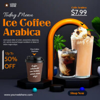 Ice Coffee Menu Template | PosterMyWall