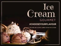 ice cream ,event,summer Presentasi template