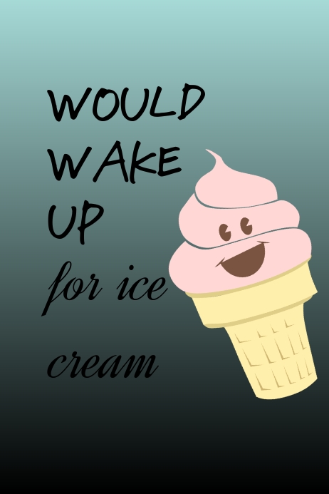ICE CREAM (1) Poster template