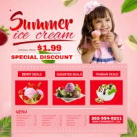 Ice Cream Deals Vierkant (1:1) template