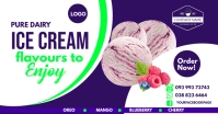 ICE CREAM FLYER Gambar Bersama Facebook template