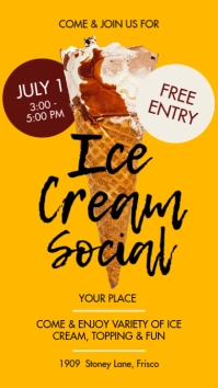 Ice Cream Instagram Post Template