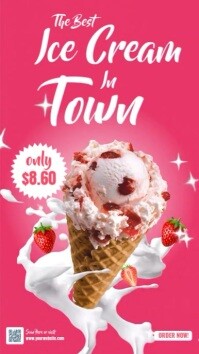 Ice Cream  Instagram Reel template