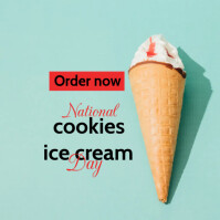 Ice cream Logo template