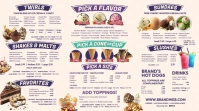 Ice Cream Menu Display Template
