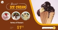Ice Cream Offer Facebook 共享图片 template