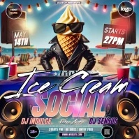 ICE CREAM PARTY DESIGN TEMPLATE