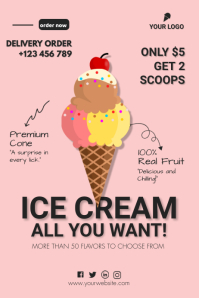 Shaved Ice Poster Template | PosterMyWall