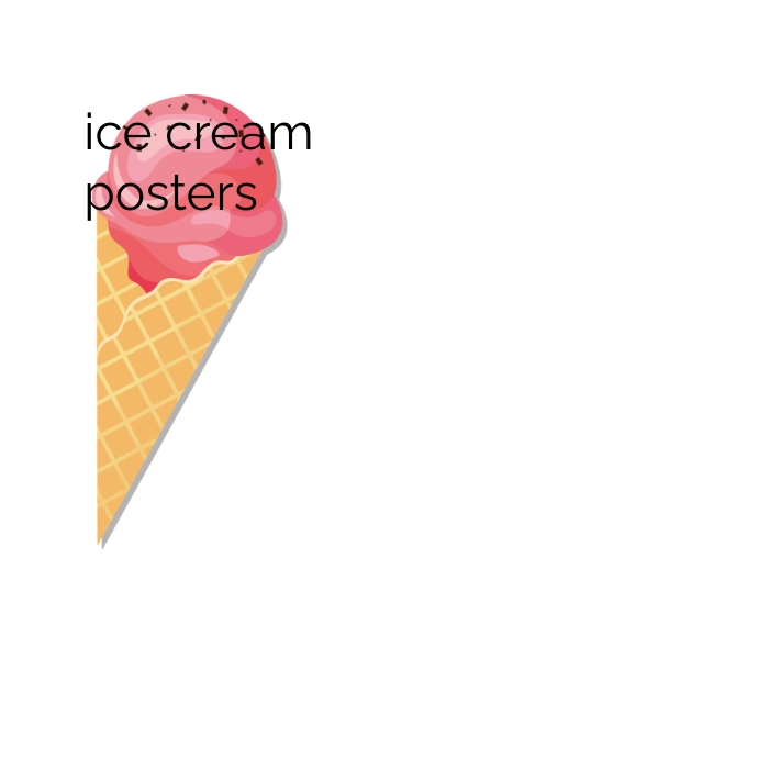 ice cream poster Template | PosterMyWall