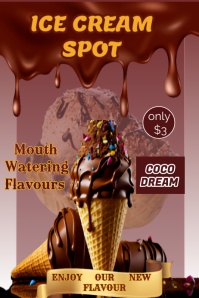 ice cream Template | PosterMyWall