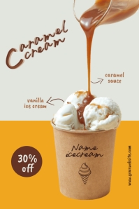 Ice cream poster Template | PosterMyWall