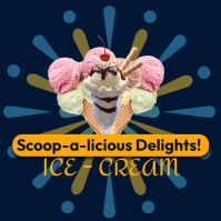 Ice cream poster Template | PosterMyWall