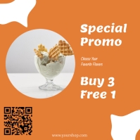 Ice Cream Promo Template | PosterMyWall
