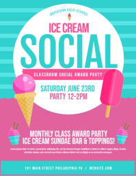 1 430 Ice Cream Social Customizable Design Templates