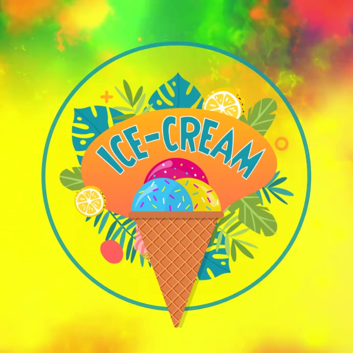 Ice-cream Template Kwadrat (1:1)