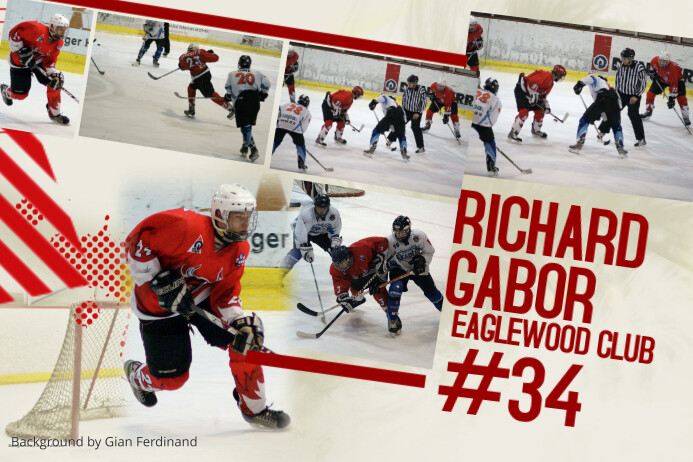 Ice Hockey Photo Collage Template Postermywall