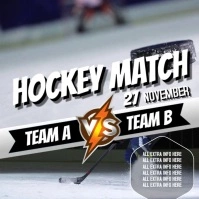 ICE HOCKEY TEMPLATE AD Kwadrat (1:1)