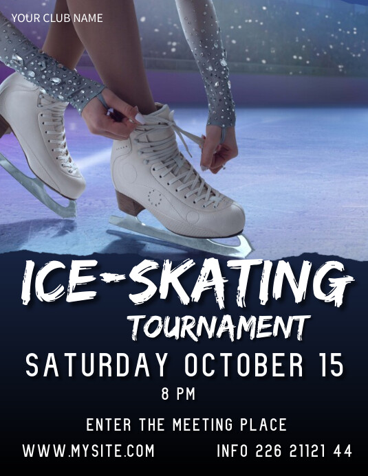 ICE SKATING Template | PosterMyWall
