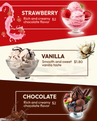 Icecream Instagram Portrait template
