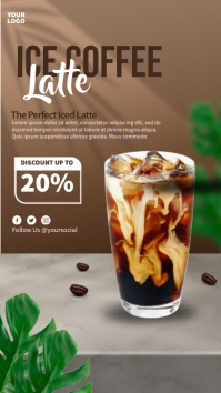 iced coffee template | PosterMyWall