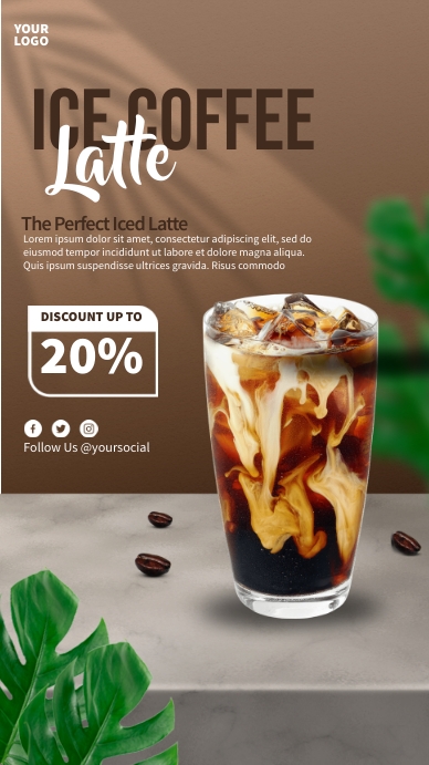 Iced Menu Iced Coffee Menu Template | PosterMyWall