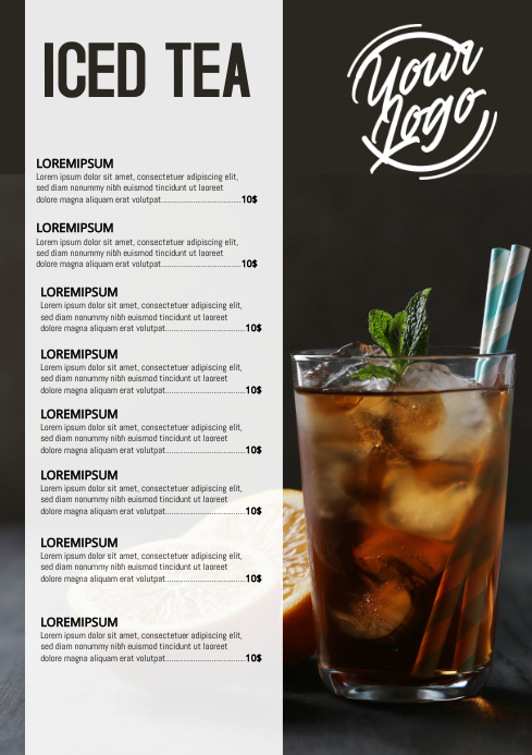ICED TEA Template PosterMyWall