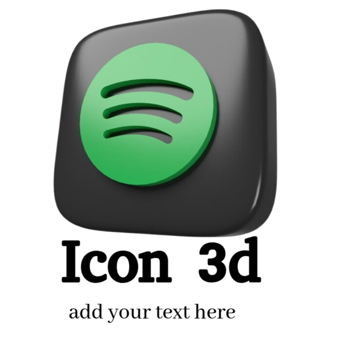 Icon 3d Logo template