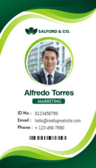 ID Card business template