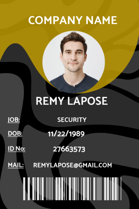 Copy of ID Card compagny ads | PosterMyWall