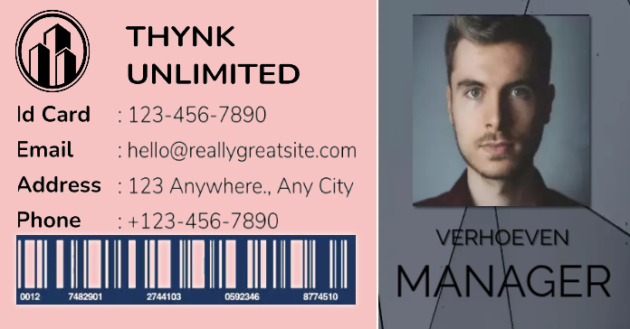 Id Card Corporate Facebook Ad Template | PosterMyWall
