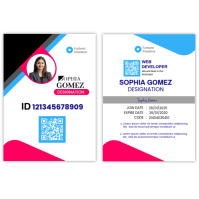 id card Post Instagram template
