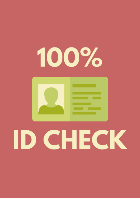 ID Check door sign printable Template | PosterMyWall