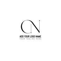White Identity/brand/business/n Logo/symbol/icon/elegant/clean/simple/studio/fashion/typography/calligraph Logo Template