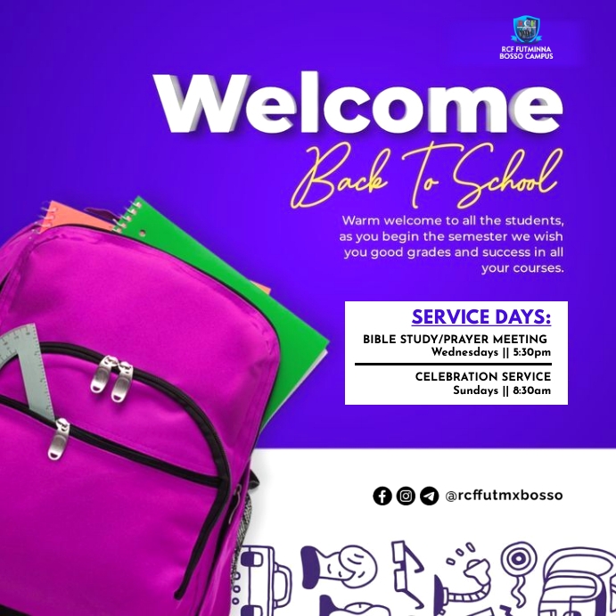 iDesign (Back to School) Wpis na Instagrama template
